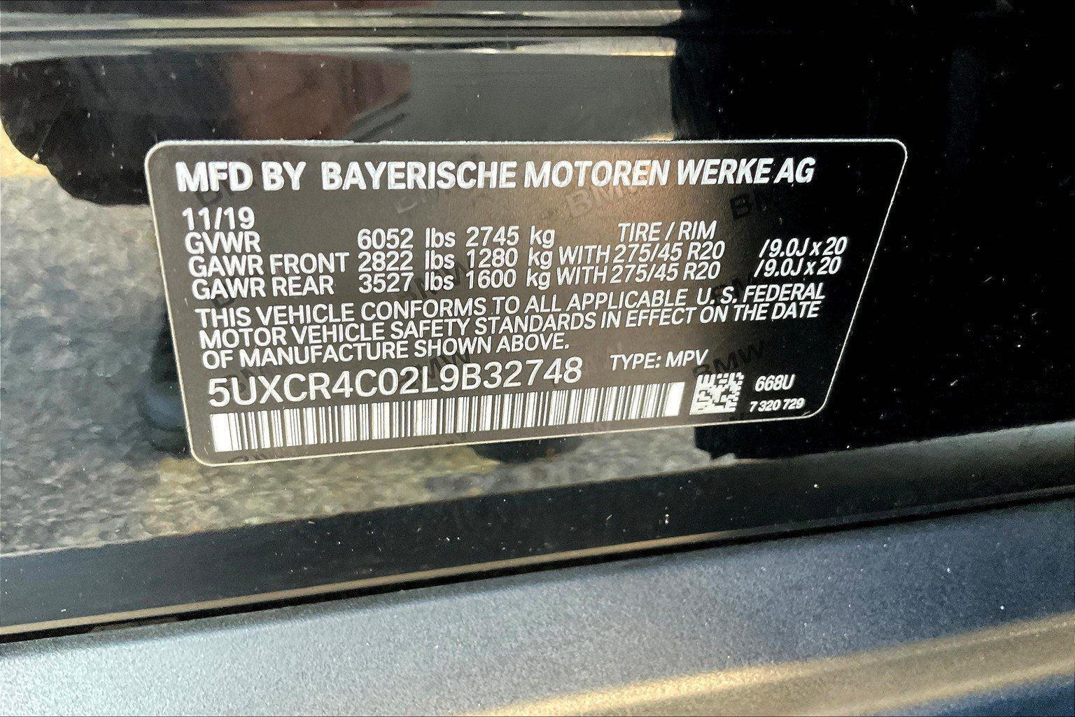 2020 BMW X5 sDrive40i