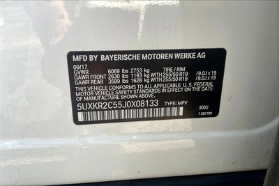 2018 BMW X5 sDrive35i