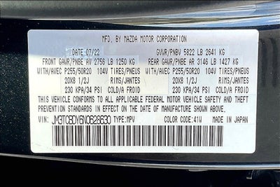 2022 Mazda Mazda CX-9 Grand Touring