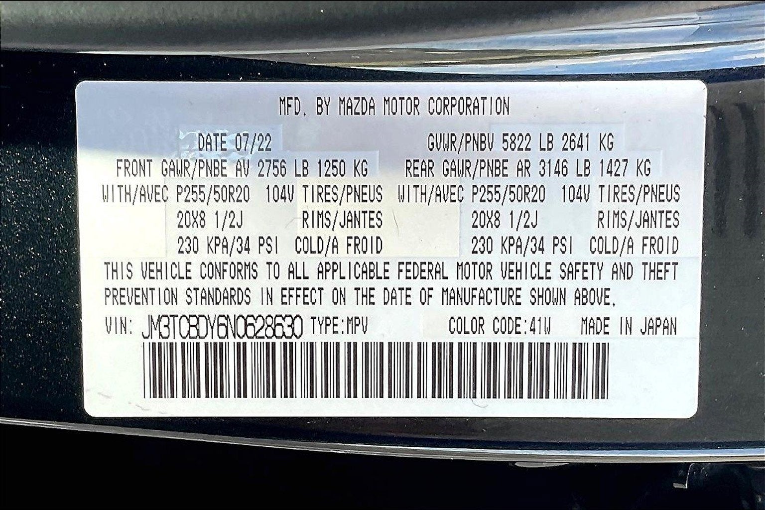 2022 Mazda Mazda CX-9 Grand Touring