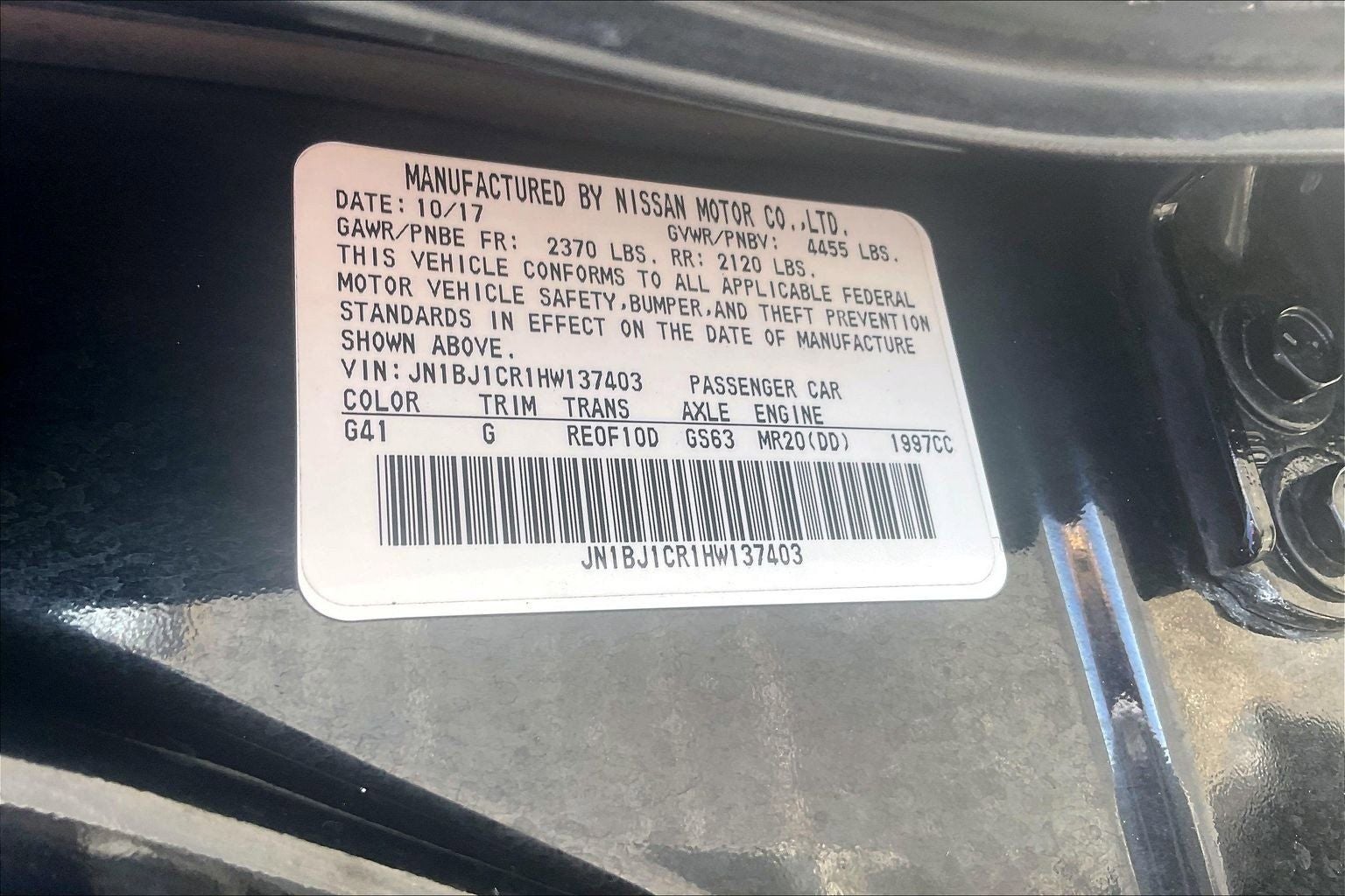 2017 Nissan Rogue Sport SL