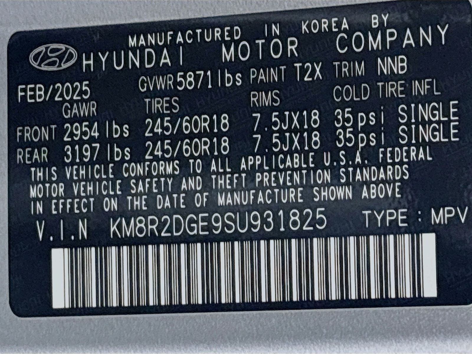 2025 Hyundai Palisade SEL