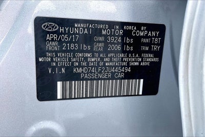 2018 Hyundai Elantra SE