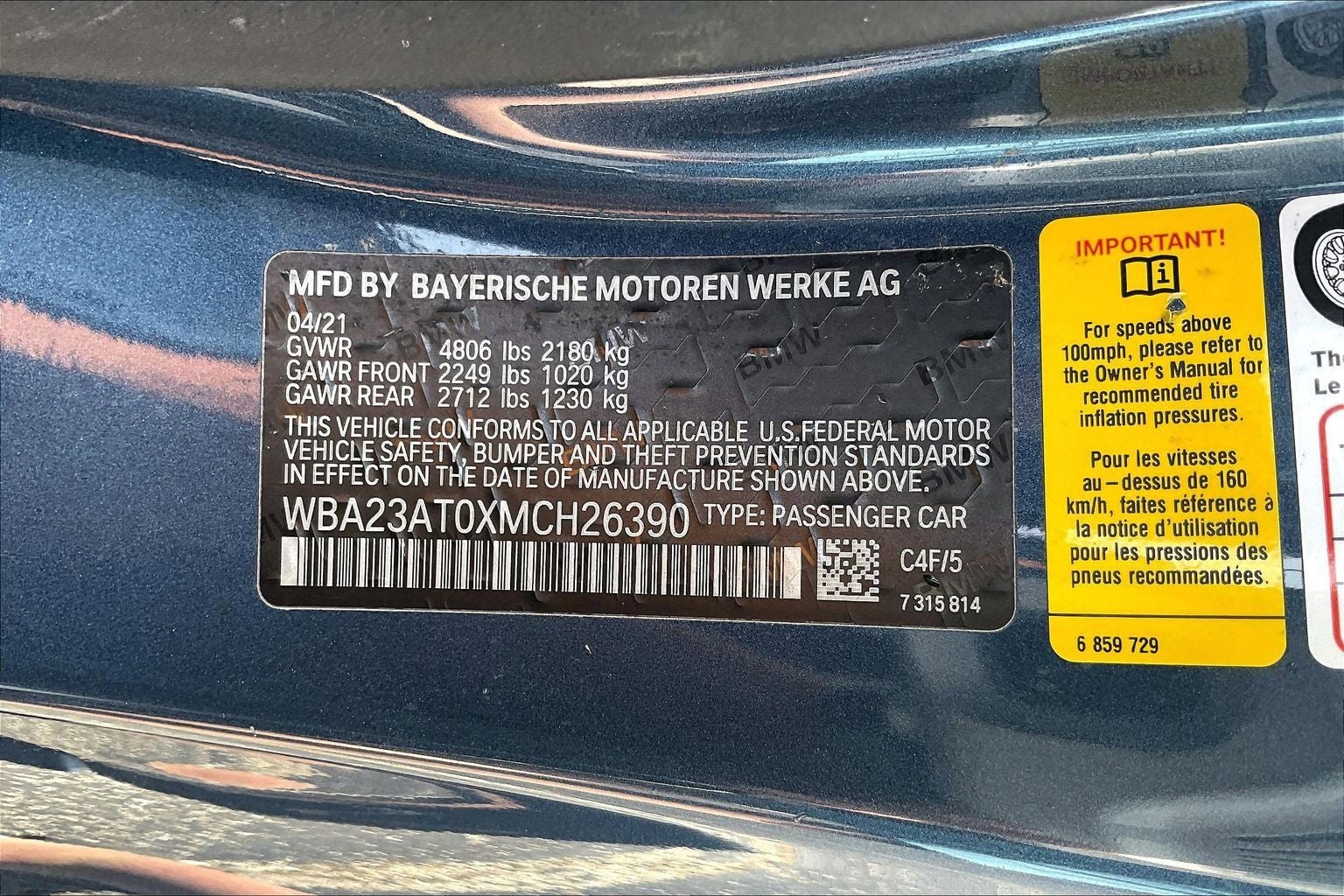 2021 BMW 4 Series 430i
