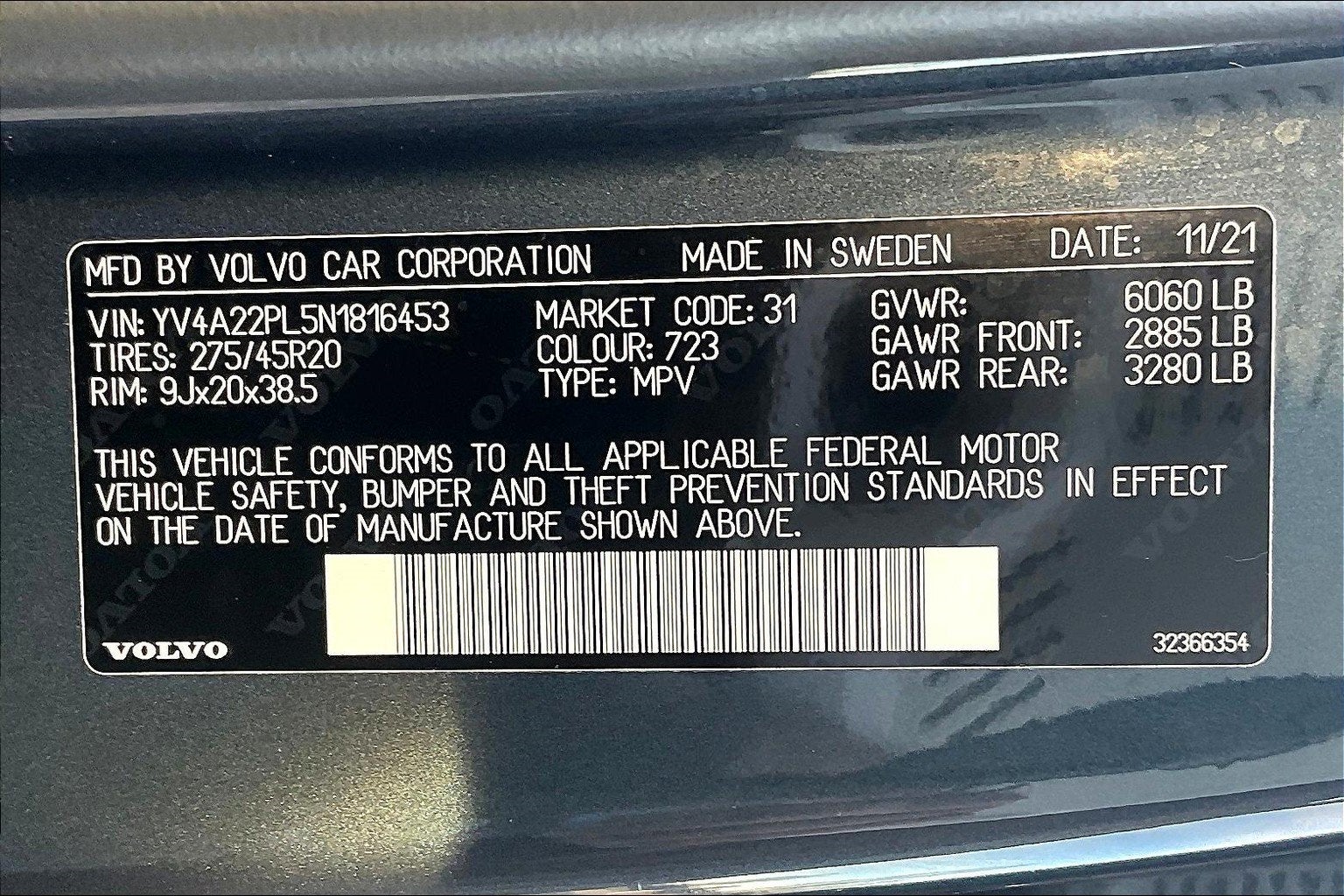 2022 Volvo XC90 T6 Inscription