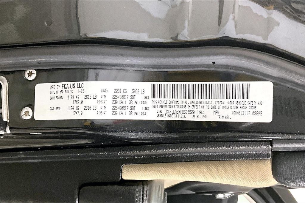 2015 Jeep Cherokee Sport