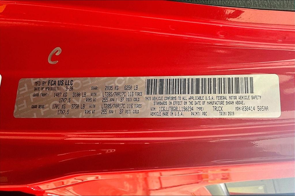 2020 Jeep Gladiator Rubicon