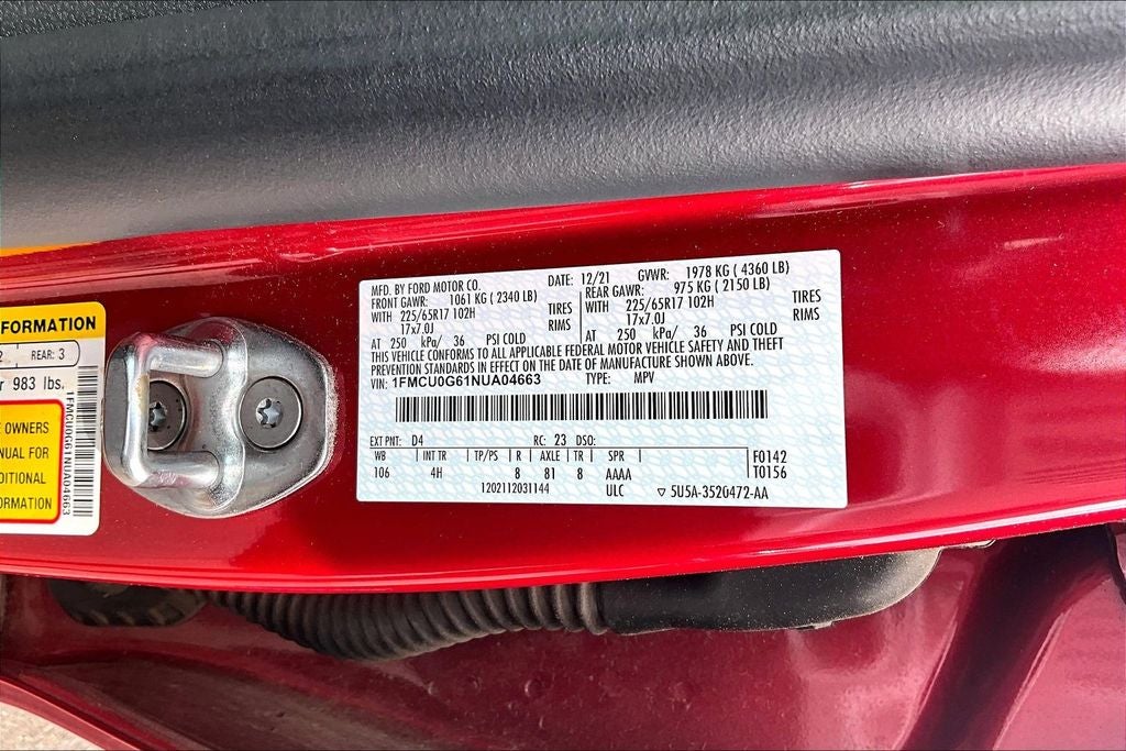 2022 Ford Escape SE