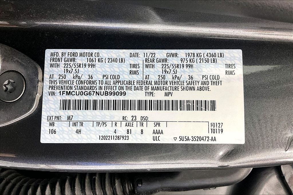 2022 Ford Escape SE