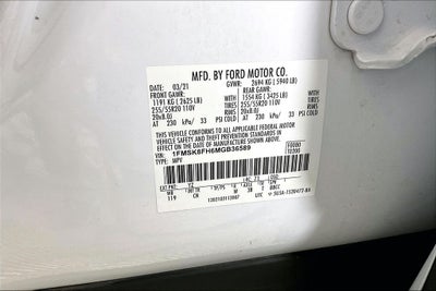 2021 Ford Explorer Limited