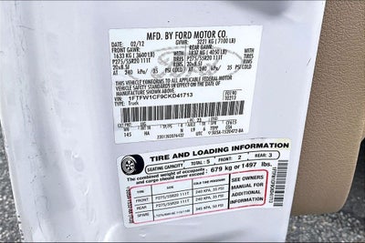 2012 Ford F-150 Lariat