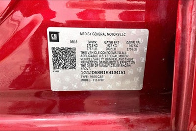 2019 Chevrolet Sonic LT