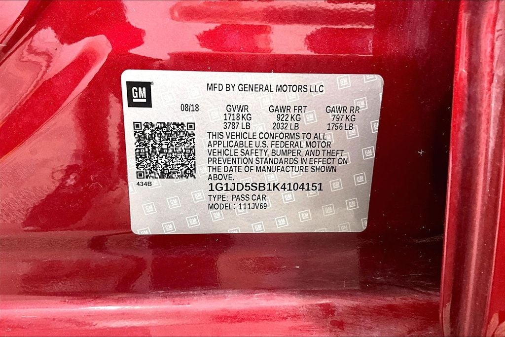 2019 Chevrolet Sonic LT