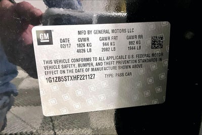 2017 Chevrolet Malibu LS 1LS