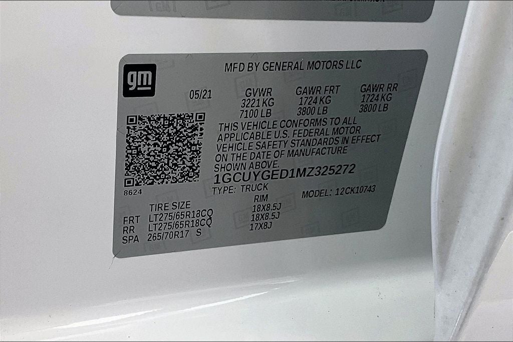 2021 Chevrolet Silverado 1500 LTZ