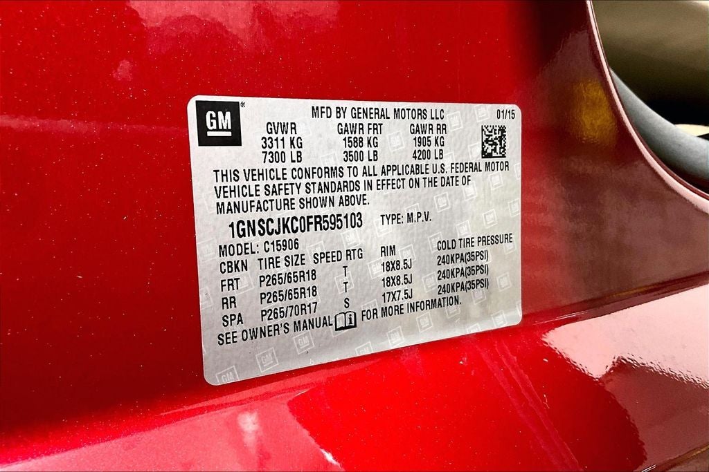 2015 Chevrolet Suburban LT