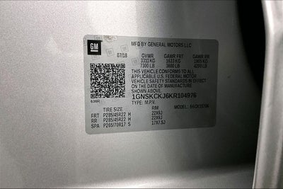 2019 Chevrolet Tahoe Premier