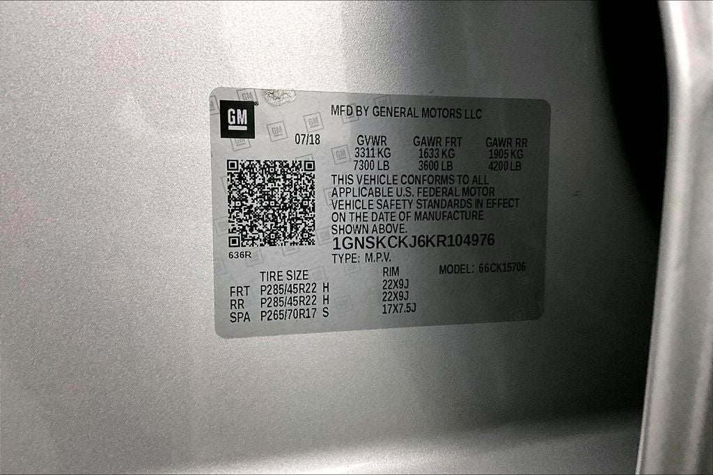 2019 Chevrolet Tahoe Premier