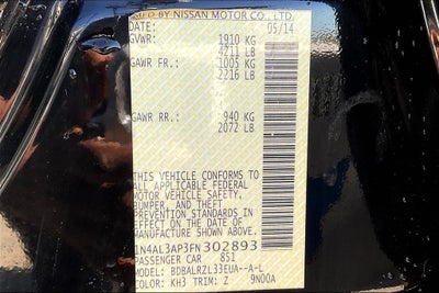 2015 Nissan Altima 2.5 SL