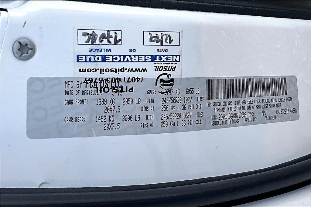 2019 Chrysler Pacifica Limited