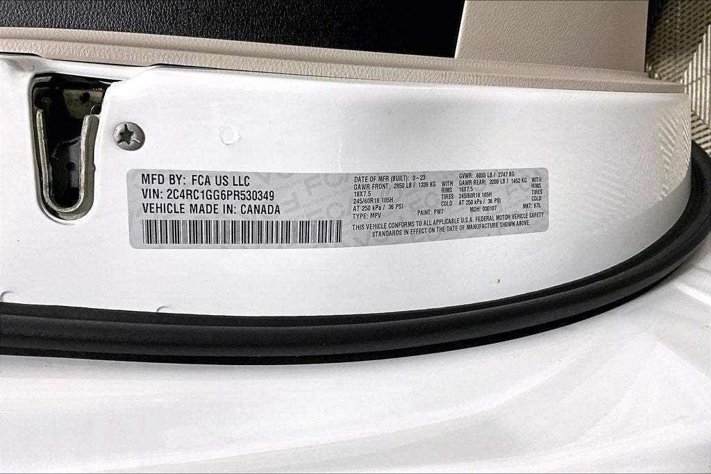 2023 Chrysler Pacifica Limited