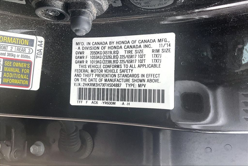 2015 Honda CR-V EX-L