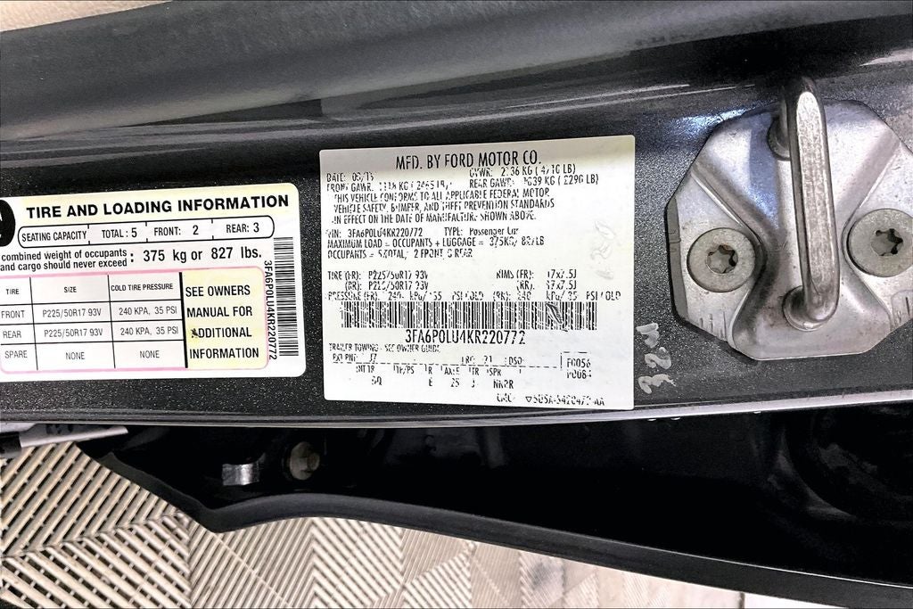 2019 Ford Fusion Hybrid SE