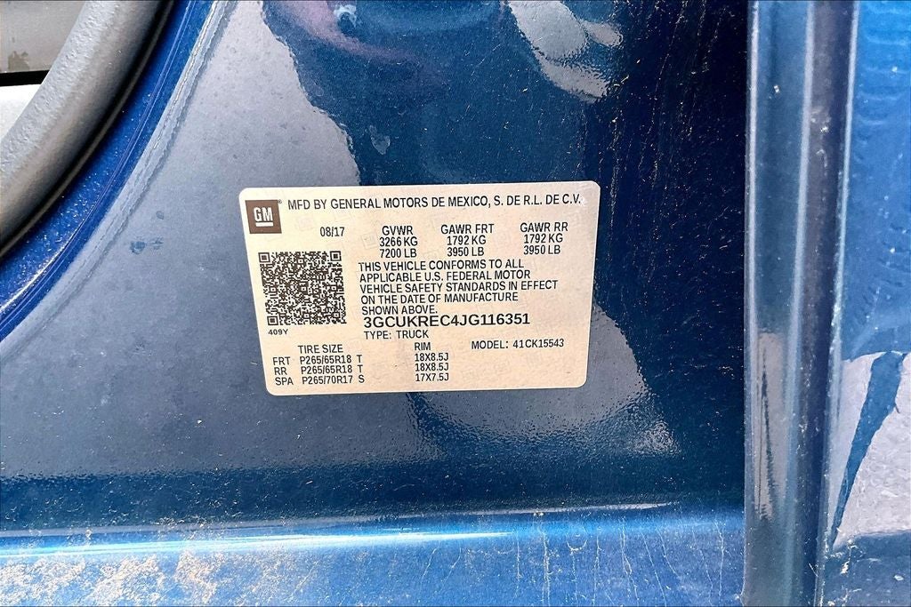 2018 Chevrolet Silverado 1500 LT LT2