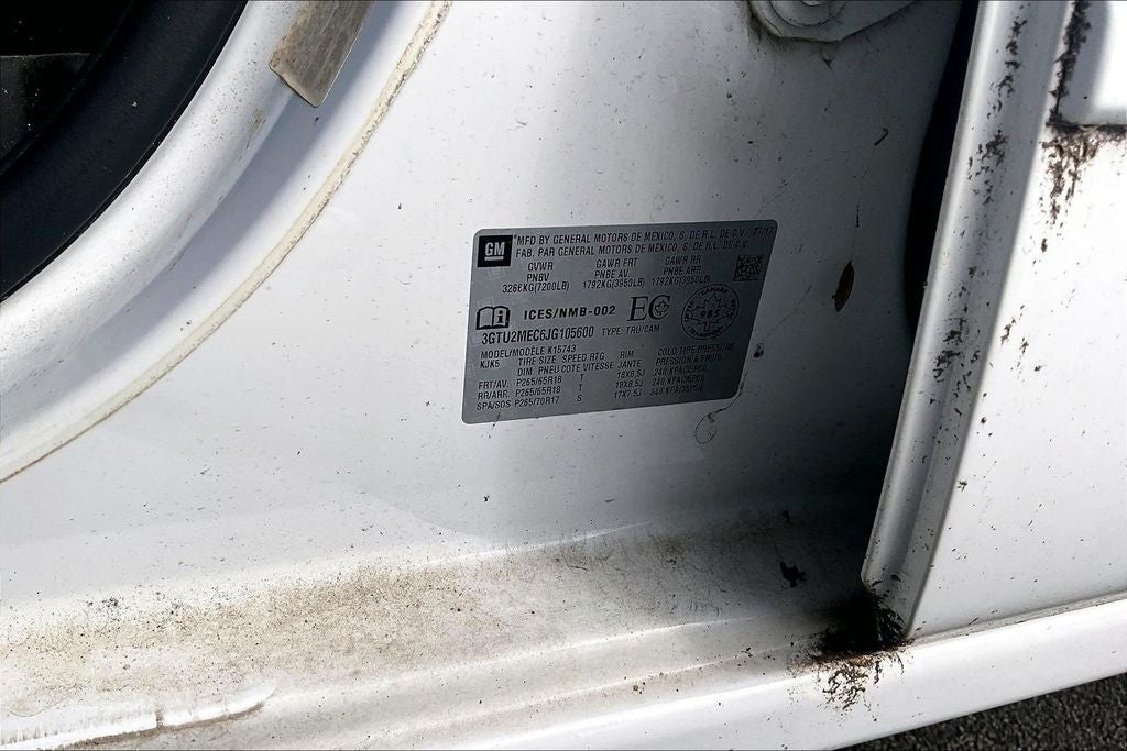 2018 GMC Sierra 1500 SLE