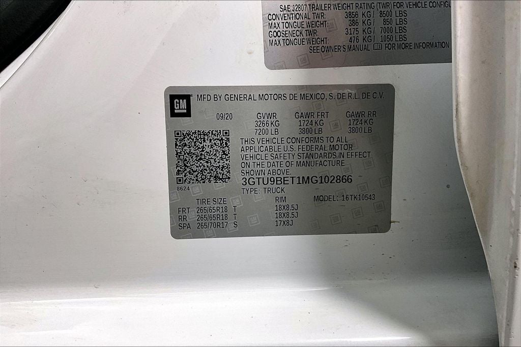 2021 GMC Sierra 1500 SLE