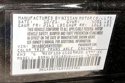 2022 Nissan Sentra SV