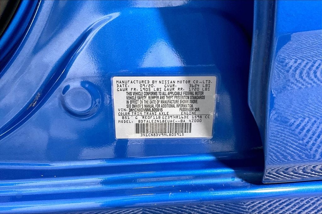 2021 Nissan Versa 1.6 S