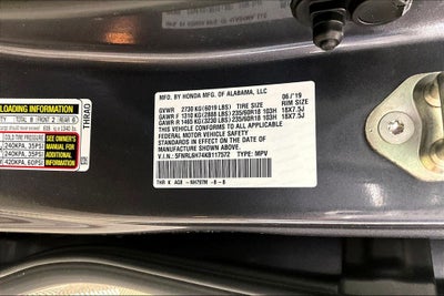 2019 Honda Odyssey EX-L