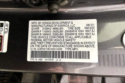 2021 Honda CR-V EX-L