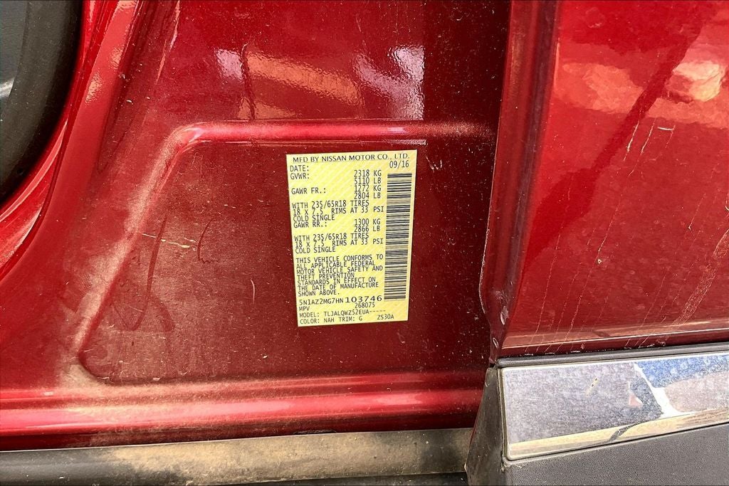 2017 Nissan Murano SV