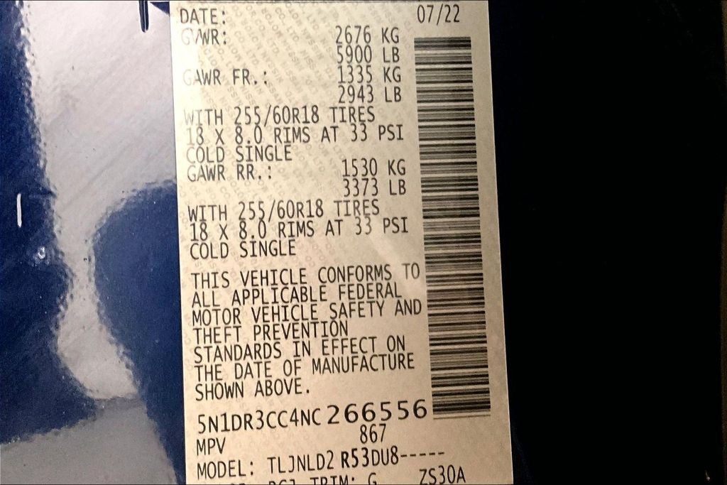 2022 Nissan Pathfinder SL