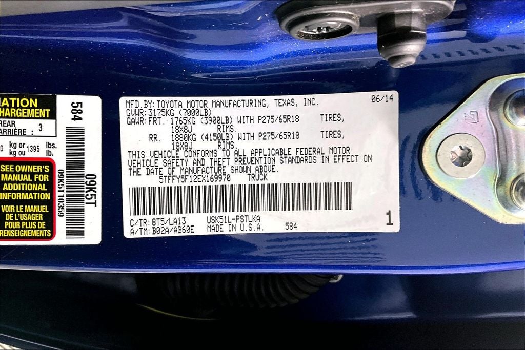 2014 Toyota Tundra Limited 5.7L V8