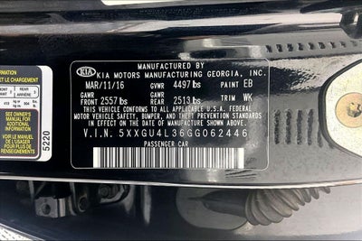 2016 Kia Optima EX