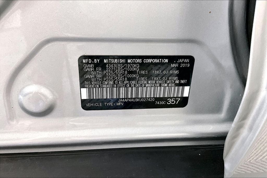 2019 Mitsubishi Outlander Sport 2.0 SE