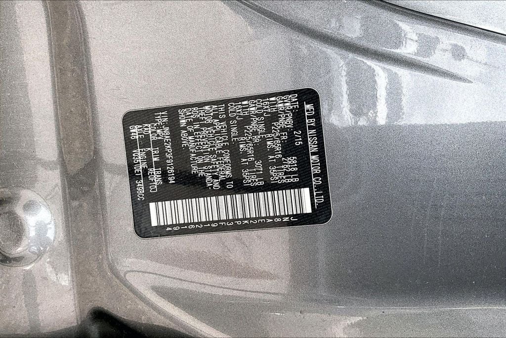 2015 Nissan Quest 3.5 SV