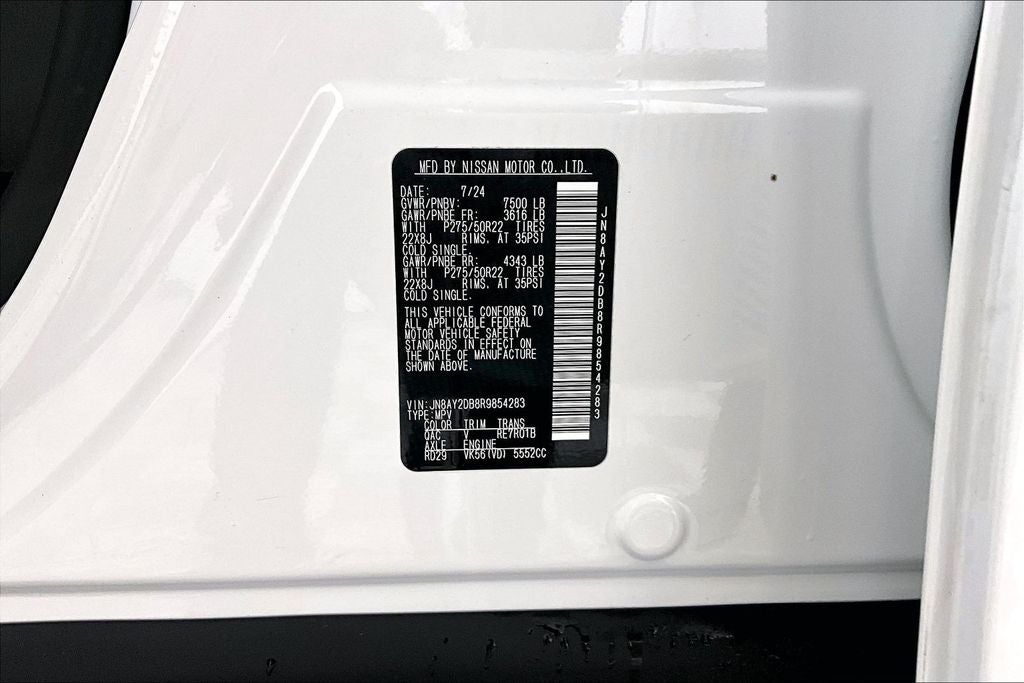 2024 Nissan Armada Platinum