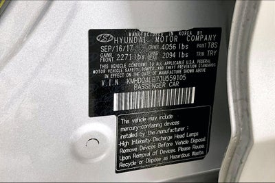 2018 Hyundai Elantra Sport