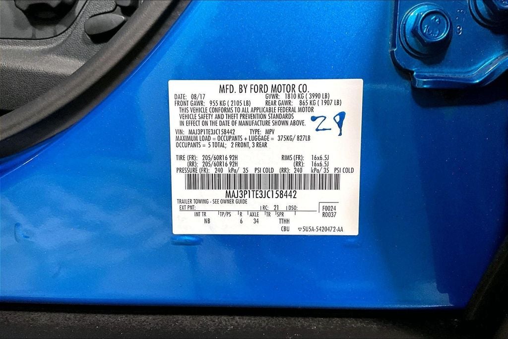 2018 Ford EcoSport SE