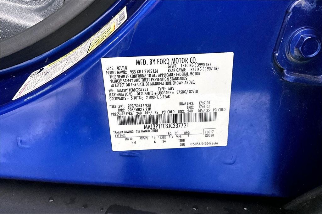 2018 Ford EcoSport SE