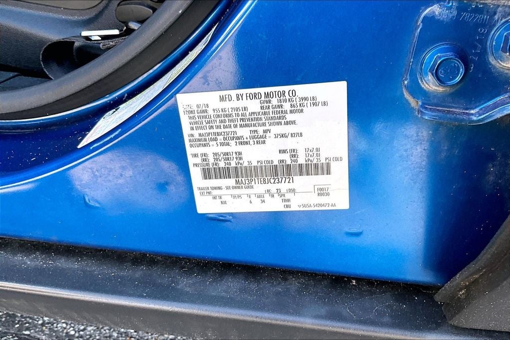 2018 Ford EcoSport SE