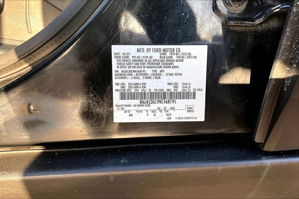 2022 Ford EcoSport SE