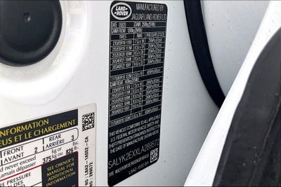 2020 Land Rover Range Rover Velar P250 R-Dynamic S