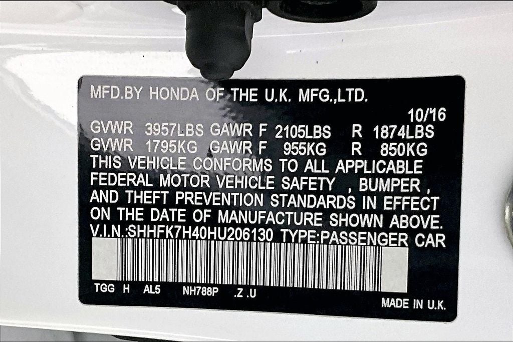 2017 Honda Civic Sport