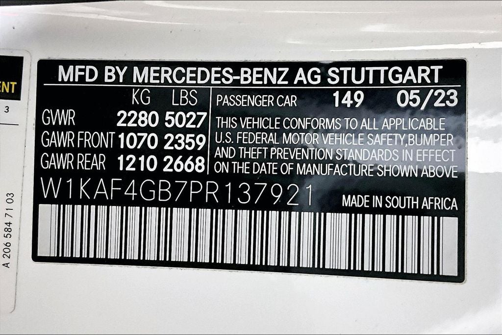 2023 Mercedes-Benz C-Class C 300