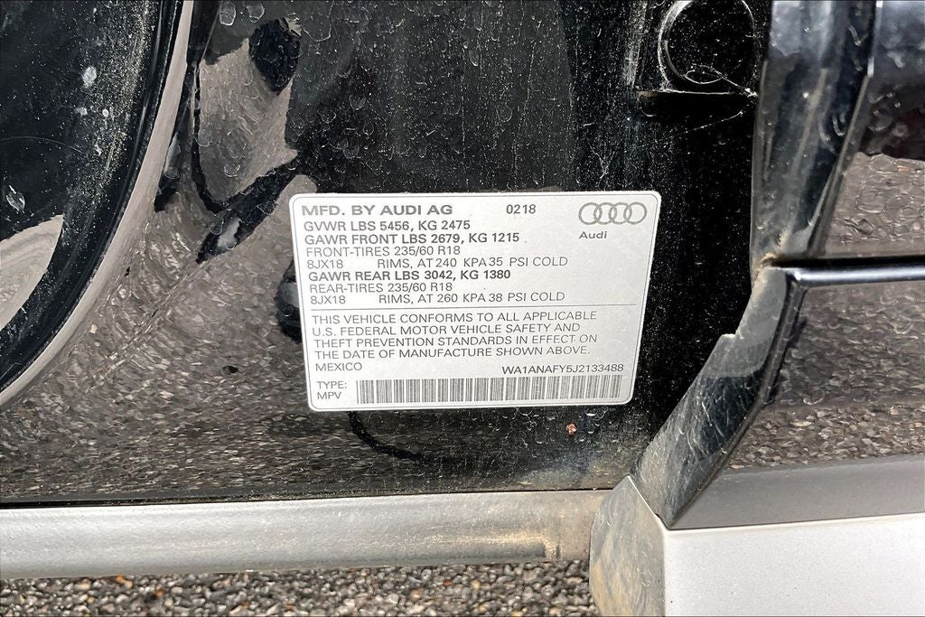 2018 Audi Q5 2.0T Premium quattro